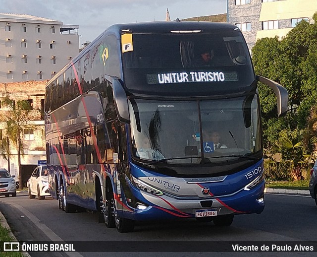 Unitur Turismo 15100 na cidade de Aparecida, São Paulo, Brasil, por Vicente de Paulo Alves. ID da foto: 10579573.