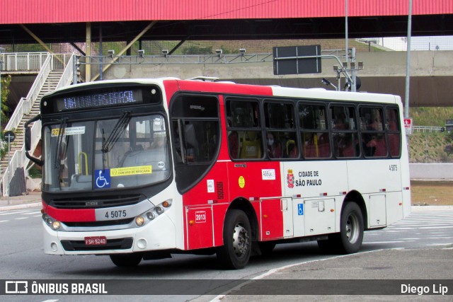 Allibus Transportes 4 5075 na cidade de São Paulo, São Paulo, Brasil, por Diego Lip. Número da foto: #10580486.
