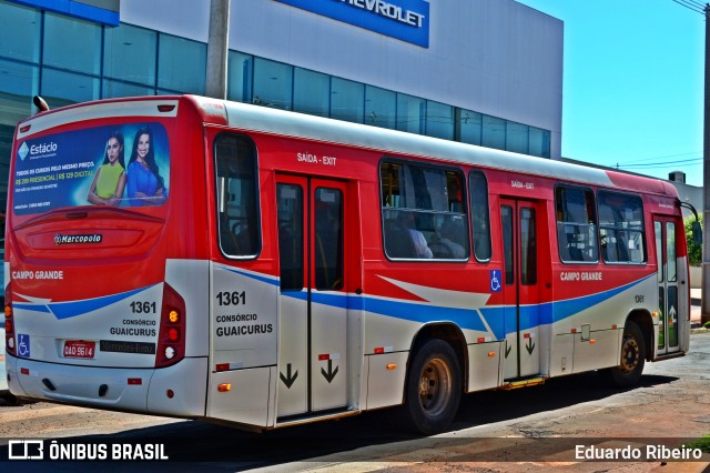 Viação Cidade Morena 1361 na cidade de Campo Grande, Mato Grosso do Sul, Brasil, por Eduardo Ribeiro. Número da foto: #10579099.