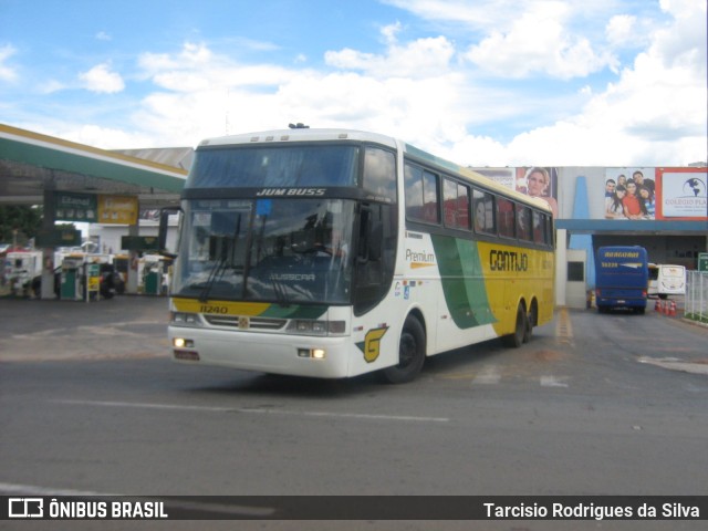 Empresa Gontijo de Transportes 11240 na cidade de Goiânia, Goiás, Brasil, por Tarcisio Rodrigues da Silva. ID da foto: 10580785.