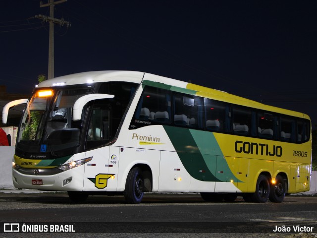 Empresa Gontijo de Transportes 18805 na cidade de Teresina, Piauí, Brasil, por João Victor. Número da foto: #10581629.