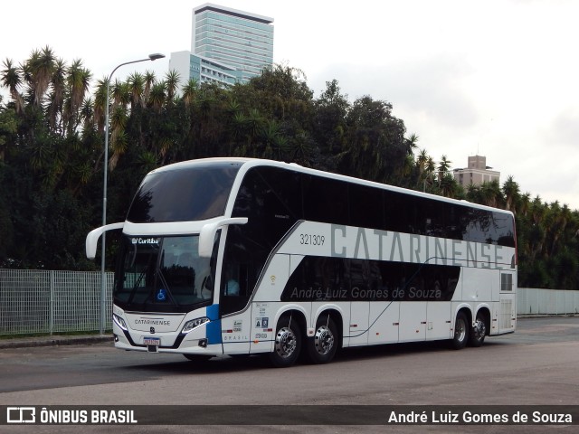 Auto Viação Catarinense 321309 na cidade de Curitiba, Paraná, Brasil, por André Luiz Gomes de Souza. ID da foto: 10580863.