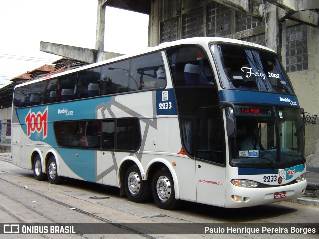 Auto Viação 1001 2233 na cidade de Rio de Janeiro, Rio de Janeiro, Brasil, por Paulo Henrique Pereira Borges. Número da foto: #10579420.