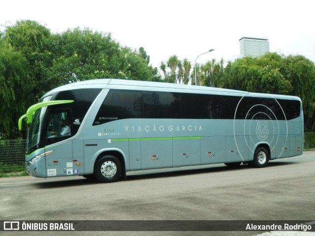 Viação Garcia 8164 na cidade de Curitiba, Paraná, Brasil, por Alexandre Rodrigo. ID da foto: 10580781.