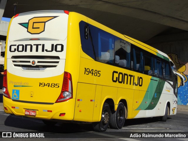 Empresa Gontijo de Transportes 19485 na cidade de Belo Horizonte, Minas Gerais, Brasil, por Adão Raimundo Marcelino. ID da foto: 10583544.