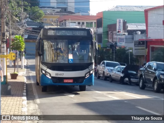 Viação Cidade de Caieiras 00417 na cidade de Franco da Rocha, São Paulo, Brasil, por Thiago de Souza. ID da foto: 10582756.