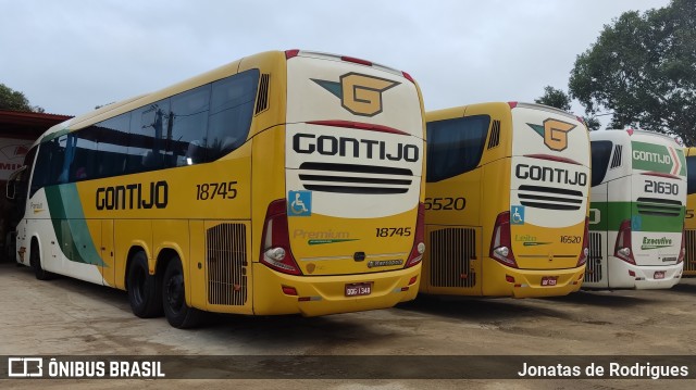 Empresa Gontijo de Transportes 18745 na cidade de Nanuque, Minas Gerais, Brasil, por Jonatas de Rodrigues. Número da foto: #10582141.