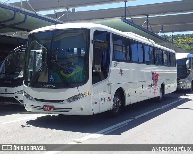 SR Transporte e Turismo 101 na cidade de Florianópolis, Santa Catarina, Brasil, por ANDERSON FÉLIX. Número da foto: #10583100.