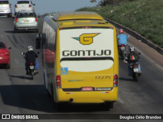 Empresa Gontijo de Transportes 17275 na cidade de Belo Horizonte, Minas Gerais, Brasil, por Douglas Célio Brandao. ID da foto: 10582919.