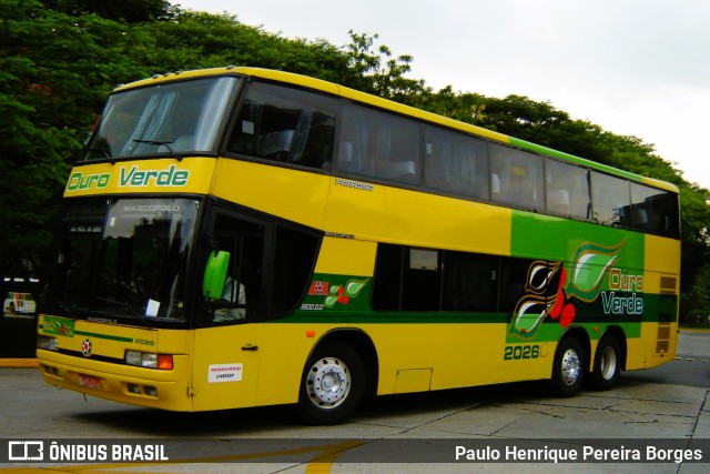 Auto Viação Ouro Verde 2026 na cidade de São Paulo, São Paulo, Brasil, por Paulo Henrique Pereira Borges. ID da foto: 10582612.