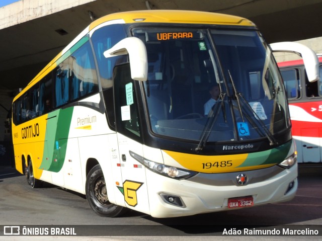 Empresa Gontijo de Transportes 19485 na cidade de Belo Horizonte, Minas Gerais, Brasil, por Adão Raimundo Marcelino. ID da foto: 10583532.