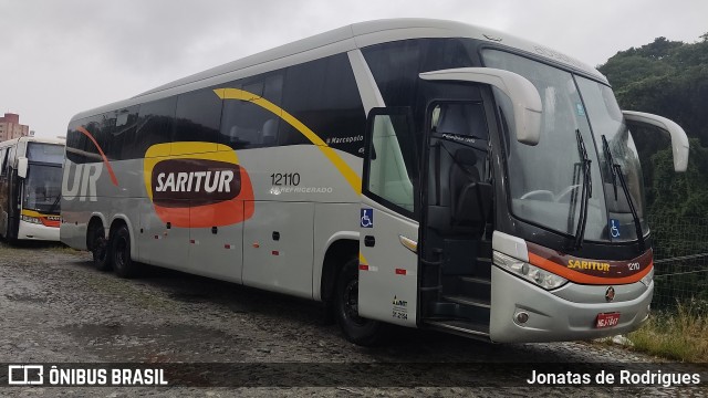 Saritur - Santa Rita Transporte Urbano e Rodoviário 12110 na cidade de Belo Horizonte, Minas Gerais, Brasil, por Jonatas de Rodrigues. ID da foto: 10582143.