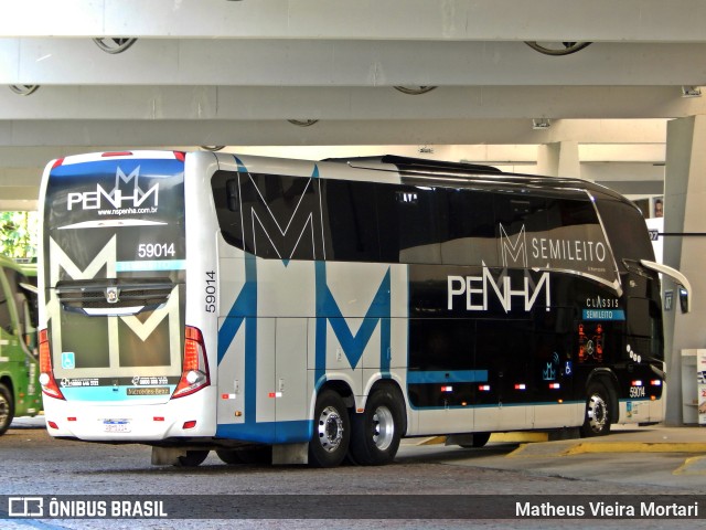 Empresa de Ônibus Nossa Senhora da Penha 59014 na cidade de Joinville, Santa Catarina, Brasil, por Matheus Vieira Mortari. ID da foto: 10583563.