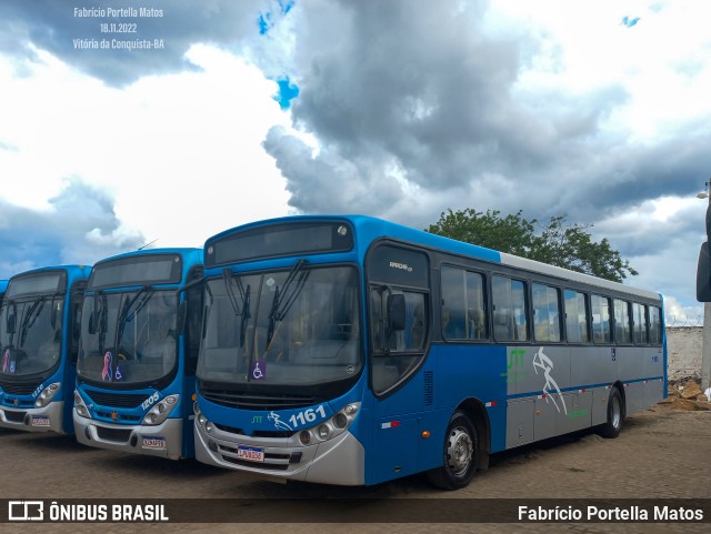 ATT - Atlântico Transportes e Turismo - Vitória da Conquista 1161 na cidade de Vitória da Conquista, Bahia, Brasil, por Fabrício Portella Matos. Número da foto: #10582850.