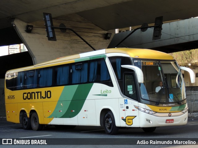 Empresa Gontijo de Transportes 16515 na cidade de Belo Horizonte, Minas Gerais, Brasil, por Adão Raimundo Marcelino. ID da foto: 10583427.