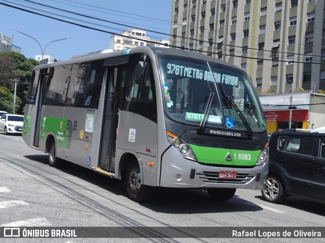 Transcooper > Norte Buss 1 6083 na cidade de São Paulo, São Paulo, Brasil, por Rafael Lopes de Oliveira. Número da foto: #10582799.
