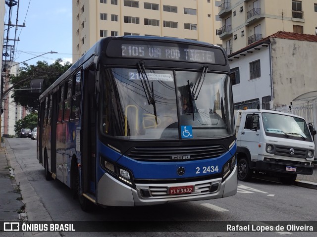 Sambaíba Transportes Urbanos 2 2434 na cidade de São Paulo, São Paulo, Brasil, por Rafael Lopes de Oliveira. Número da foto: #10582611.