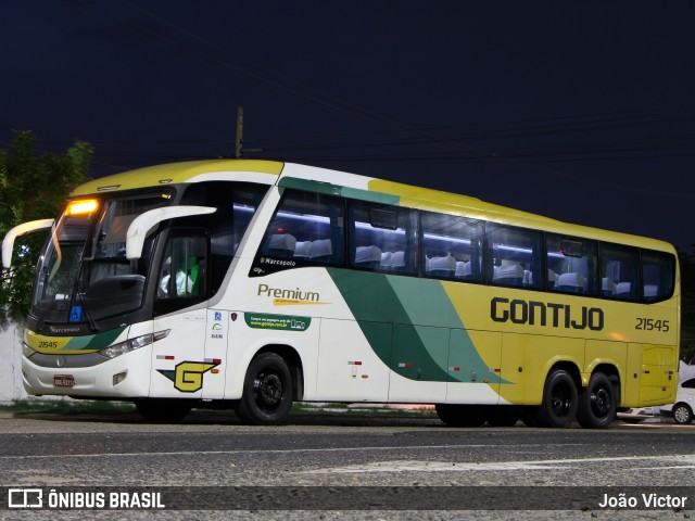 Empresa Gontijo de Transportes 21545 na cidade de Teresina, Piauí, Brasil, por João Victor. ID da foto: 10584372.