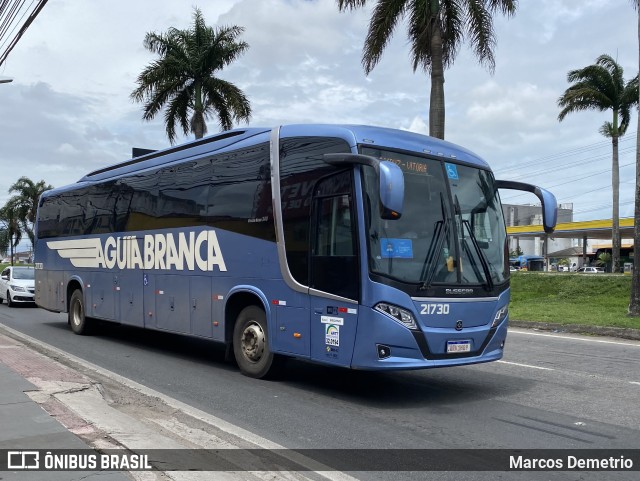 Viação Águia Branca 21730 na cidade de Serra, Espírito Santo, Brasil, por Marcos Demetrio. ID da foto: 10582262.