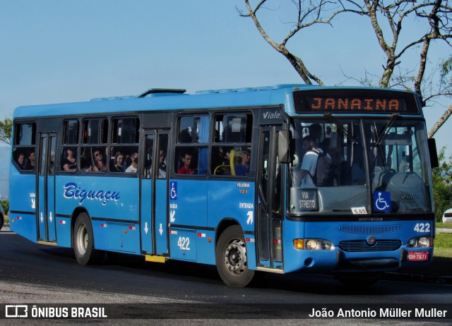 Biguaçu Transportes Coletivos Administração e Participação 422 na cidade de Florianópolis, Santa Catarina, Brasil, por João Antonio Müller Muller. ID da foto: 10585576.