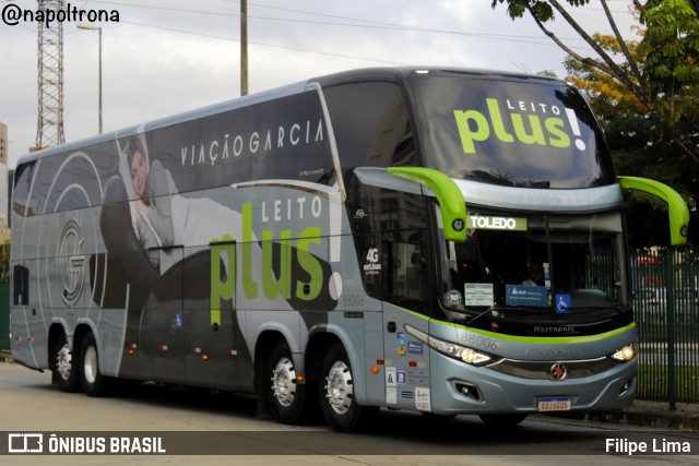 Viação Garcia 88006 na cidade de São Paulo, São Paulo, Brasil, por Filipe Lima. Número da foto: #10586550.