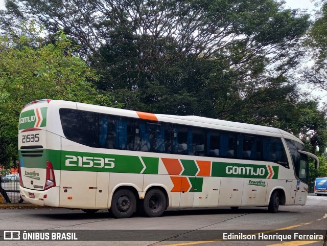 Empresa Gontijo de Transportes 21535 na cidade de São Paulo, São Paulo, Brasil, por Edinilson Henrique Ferreira. ID da foto: 10585977.