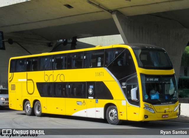 Brisa Ônibus 11871 na cidade de Belo Horizonte, Minas Gerais, Brasil, por Ryan Santos. ID da foto: 10585163.