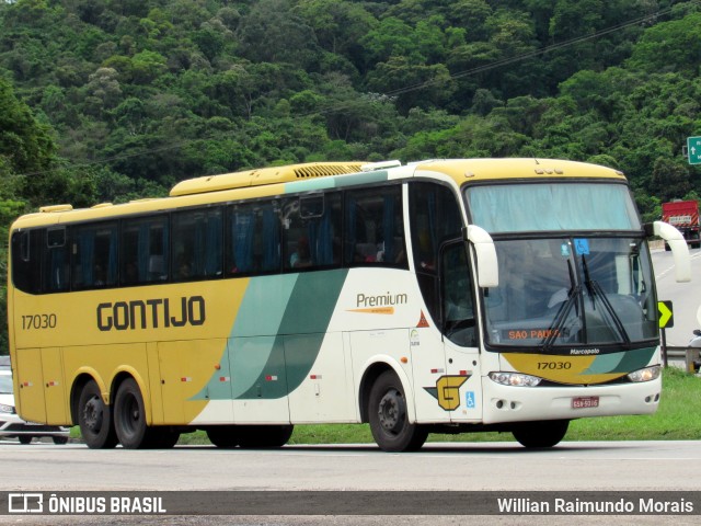 Empresa Gontijo de Transportes 17030 na cidade de Rio Bonito, Rio de Janeiro, Brasil, por Willian Raimundo Morais. ID da foto: 10585498.