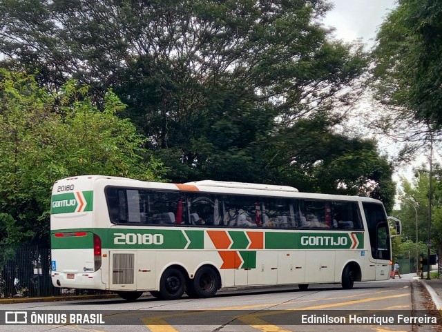 Empresa Gontijo de Transportes 20180 na cidade de São Paulo, São Paulo, Brasil, por Edinilson Henrique Ferreira. ID da foto: 10585874.