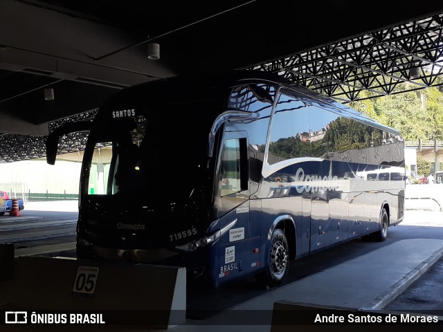 Viação Cometa 719595 na cidade de Santos, São Paulo, Brasil, por Andre Santos de Moraes. Número da foto: #10585938.