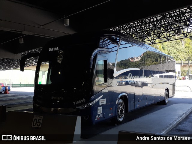 Viação Cometa 719595 na cidade de Santos, São Paulo, Brasil, por Andre Santos de Moraes. ID da foto: 10585938.