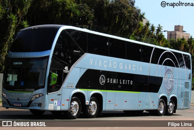 Viação Garcia 89005 na cidade de Curitiba, Paraná, Brasil, por Filipe Lima. ID da foto: 10586514.