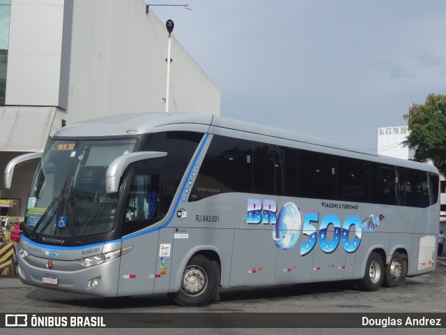 BR-500 Viagens e Turismo RJ 843.001 na cidade de Rio de Janeiro, Rio de Janeiro, Brasil, por Douglas Andrez. Número da foto: #10584756.