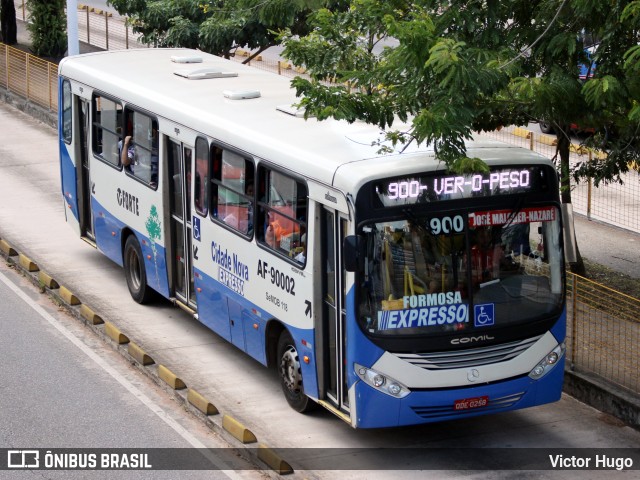 Viação Forte AF-90002 na cidade de Belém, Pará, Brasil, por Victor Hugo. Número da foto: #10536262.