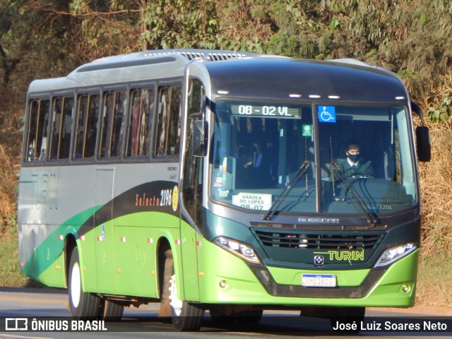 Turin Transportes 2196 na cidade de Congonhas, Minas Gerais, Brasil, por José Luiz Soares Neto. ID da foto: 10537272.