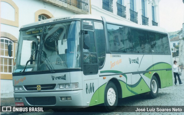 Turin Transportes 2100 na cidade de Ouro Preto, Minas Gerais, Brasil, por José Luiz Soares Neto. ID da foto: 10537286.