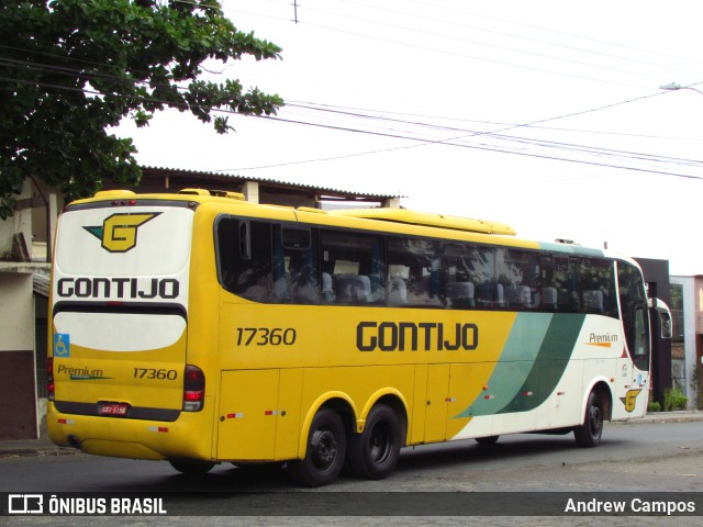 Empresa Gontijo de Transportes 17360 na cidade de Pirapora, Minas Gerais, Brasil, por Andrew Campos. ID da foto: 10535151.