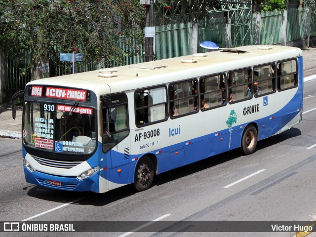 Viação Forte AF-93008 na cidade de Belém, Pará, Brasil, por Victor Hugo. Número da foto: #10536313.