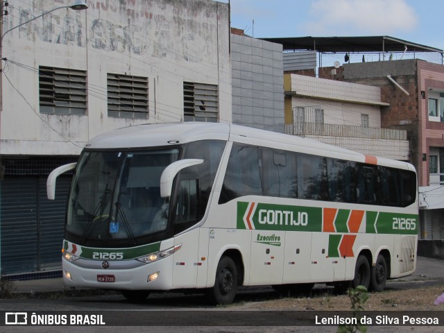 Empresa Gontijo de Transportes 21265 na cidade de Caruaru, Pernambuco, Brasil, por Lenilson da Silva Pessoa. ID da foto: 10535916.