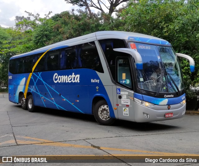 Viação Cometa 14112 na cidade de São Paulo, São Paulo, Brasil, por Diego Cardoso da Silva. ID da foto: 10535645.