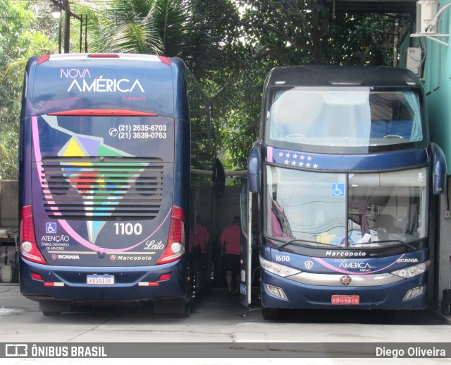 Nova América Turismo 1600 na cidade de Itaboraí, Rio de Janeiro, Brasil, por Diego Oliveira. Número da foto: #10535349.