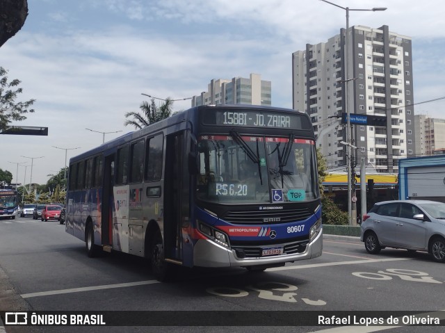 Next Mobilidade - ABC Sistema de Transporte 80.607 na cidade de São Caetano do Sul, São Paulo, Brasil, por Rafael Lopes de Oliveira. ID da foto: 10535615.