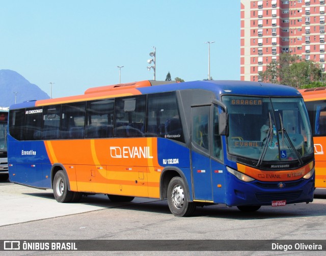 Evanil Transportes e Turismo RJ 132.034 na cidade de Rio de Janeiro, Rio de Janeiro, Brasil, por Diego Oliveira. Número da foto: #10537500.