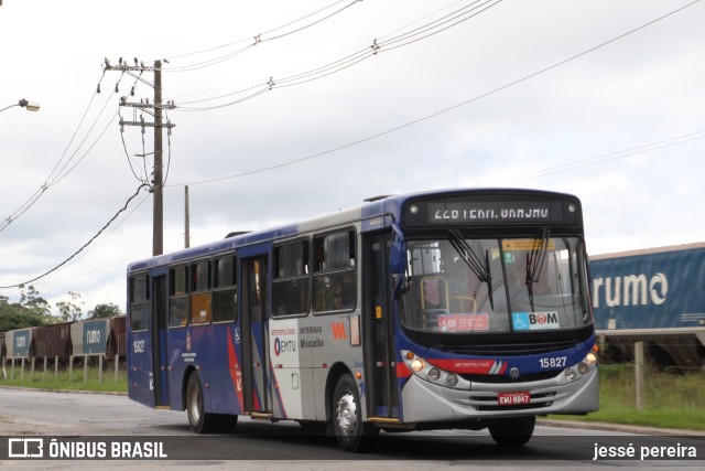 Viação Miracatiba 15.827 na cidade de Embu-Guaçu, São Paulo, Brasil, por jessé pereira. ID da foto: 10535474.