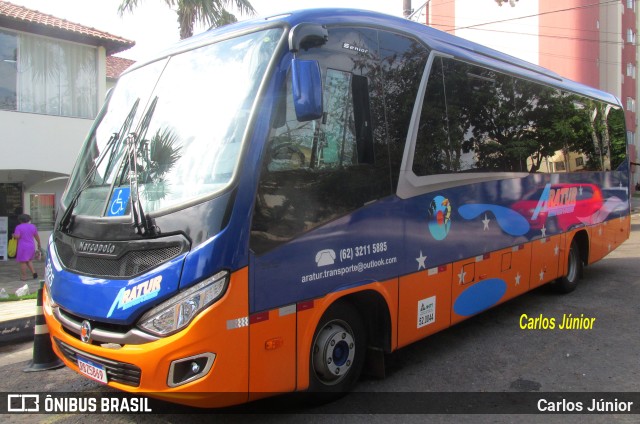 Aratur Transporte e Turismo 2025 na cidade de Caldas Novas, Goiás, Brasil, por Carlos Júnior. Número da foto: #10536311.