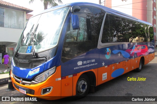 Aratur Transporte e Turismo 2025 na cidade de Caldas Novas, Goiás, Brasil, por Carlos Júnior. ID da foto: 10536311.