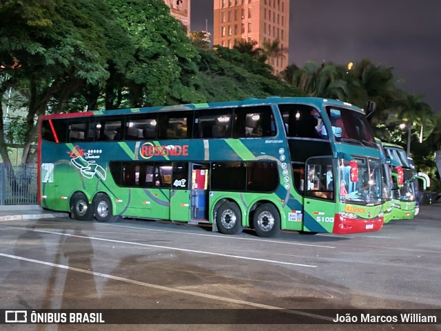 Resende Turismo 5100 na cidade de Aparecida, São Paulo, Brasil, por João Marcos William. Número da foto: #10535549.