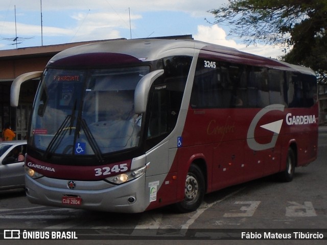 Expresso Gardenia 3245 na cidade de Três Corações, Minas Gerais, Brasil, por Fábio Mateus Tibúrcio. ID da foto: 10535692.