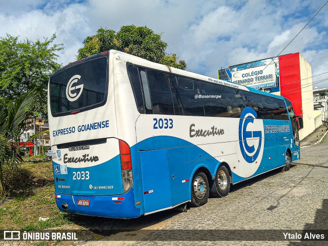 Expresso Goianense 2033 na cidade de Paulista, Pernambuco, Brasil, por Ytalo Alves. ID da foto: 10535567.