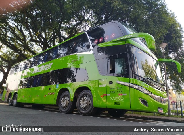 Eucatur - Empresa União Cascavel de Transportes e Turismo 5700 na cidade de São Paulo, São Paulo, Brasil, por Andrey  Soares Vassão. Número da foto: #10587023.